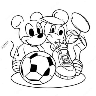 Disney Sports Coloring Page | Disney Sports 塗色頁