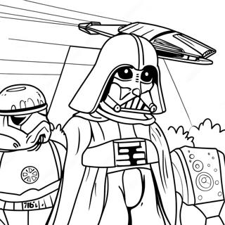Star Wars Coloring Page for Adults | Star Wars for Adults 塗色頁
