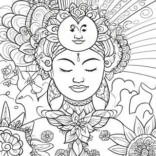 Mindful Recovery Coloring Page | Recovery for Adults 塗色頁
