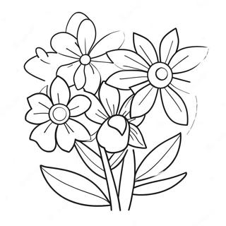 Flowers Coloring Page | Flowers 塗色頁