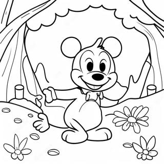 Disney Summer Coloring Page | Disney Summer 塗色頁