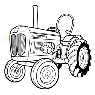 Happy Otis the Tractor Coloring Page | Otis the Tractor 塗色頁