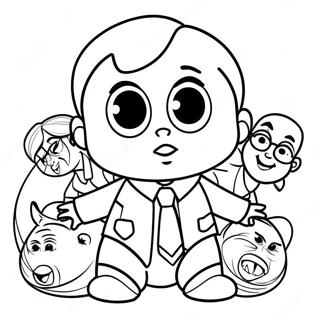 Boss Baby Coloring Page