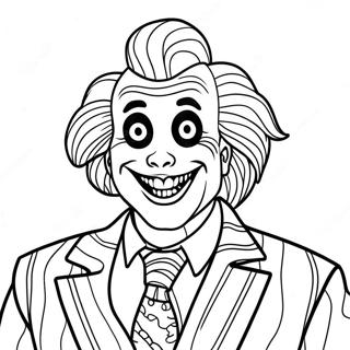 Beetlejuice Coloring Page | Beetlejuice 塗色頁