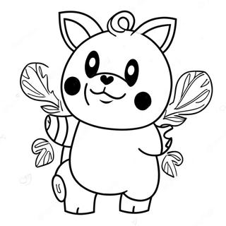 Roblox Piggy Kraxicorde Coloring Page | Roblox Piggy Kraxicorde 塗色頁
