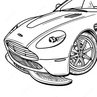 Aston Martin Coloring Page | Aston Martin 塗色頁