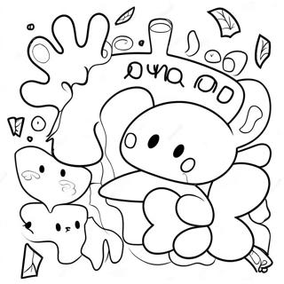 Funny Spelling Words Coloring Page | Spelling 塗色頁