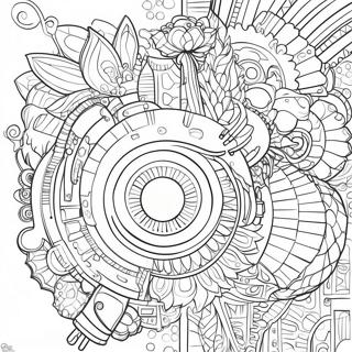 Creative Engineering Design Coloring Page | STEM 塗色頁