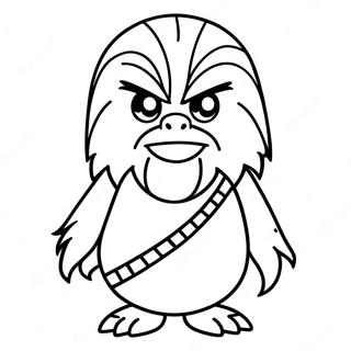 Chewbacca Angry Bird Coloring Page | Angry Birds Star Wars 塗色頁
