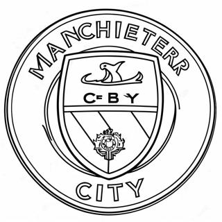 Manchester City Logo Coloring Page | Manchester City 塗色頁