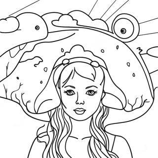 Surrealism Coloring Page | Surrealism 塗色頁
