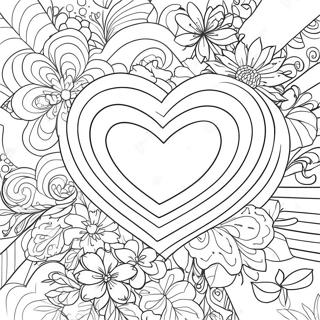 Valentine's Day Heart Coloring Page