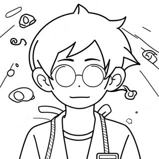 Muichiro Coloring Page | Muichiro 塗色頁