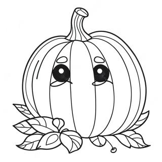 Pumpkin Prayer Coloring Page