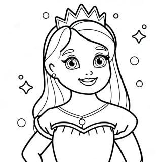Princess Rainbow Coloring Page | Princess Rainbow 塗色頁