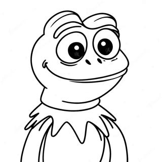 Kermit the Frog Coloring Page | Kermit 塗色頁