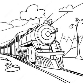 The Polar Express Coloring Page | The Polar Express 塗色頁