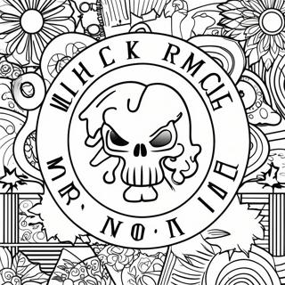 My Chemical Romance Logo Coloring Page