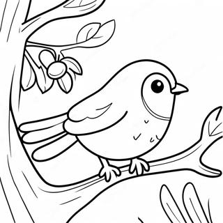 Spring Bird Coloring Page | Spring Bird 塗色頁