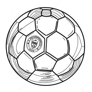 Soccer Logo Coloring Page | Soccer Logo 塗色頁