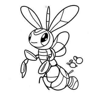 Beedrill Coloring Page | Beedrill 塗色頁