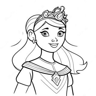 Nella the Princess Knight Coloring Page | Nella the Princess Knight 塗色頁