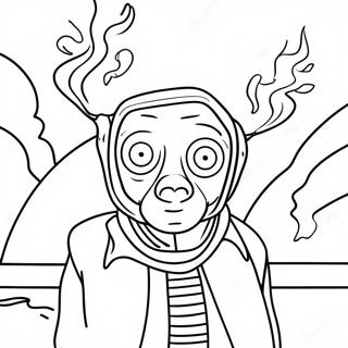 SCP 096 Coloring Page | SCP 096 塗色頁