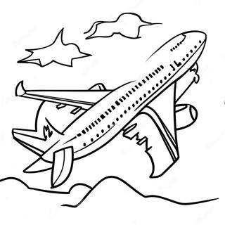 Colorful Southwest Airlines Plane Coloring Page | Southwest Airlines 塗色頁