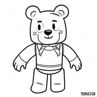 Roblox Bear Coloring Page | Roblox Bear 塗色頁