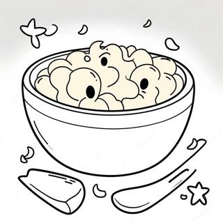 Mac And Cheese Coloring Pages