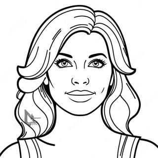 Rebecca Zamolo Coloring Page | Rebecca Zamolo 塗色頁