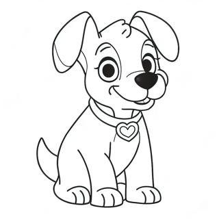 Disney Dog Coloring Page