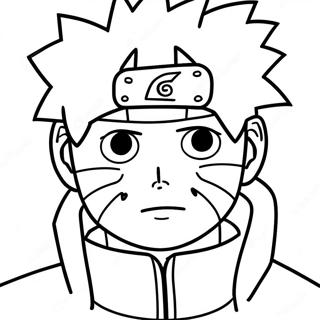 Naruto Among Us Character Coloring Page | Naruto Among Us 塗色頁