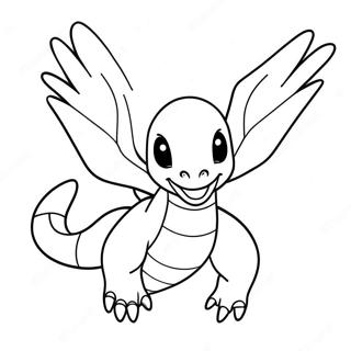 Lugia Flying High Coloring Page | Lugia 塗色頁