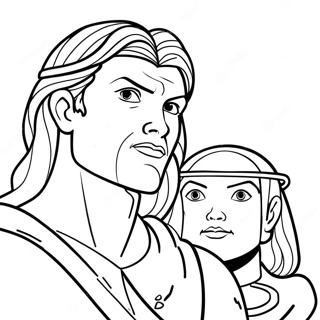 Brave Disciple Coloring Page | Disciple 塗色頁
