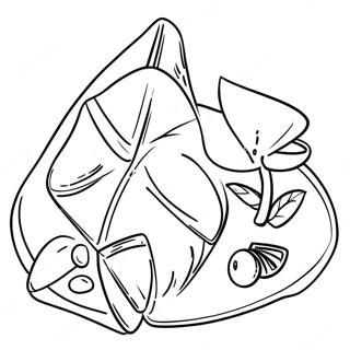 Hamantaschen Coloring Page | Hamantaschen 塗色頁