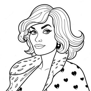 Cruella Deville Coloring Page | Cruella Deville 塗色頁