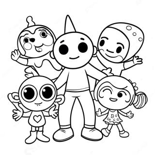 Doodlebops Coloring Page