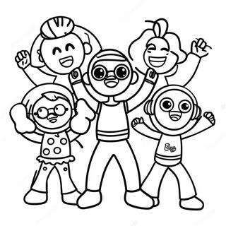 Doodlebops Coloring Pages