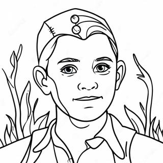 Charming Survivor Coloring Page | Dead by Daylight 塗色頁