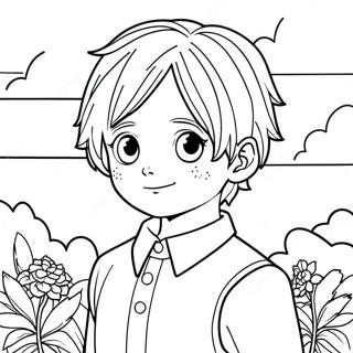 The Promised Neverland Coloring Page
