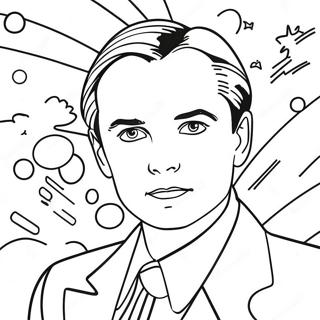 Roy Lichtenstein Coloring Page | Roy Lichtenstein 塗色頁