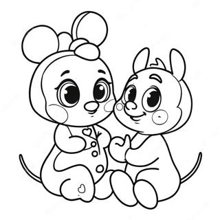 Disney Babies Coloring Page | Disney Babies 塗色頁