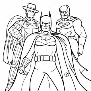 Batman Villains Coloring Page