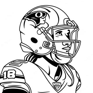 DeAndre Hopkins Coloring Page | DeAndre Hopkins 塗色頁