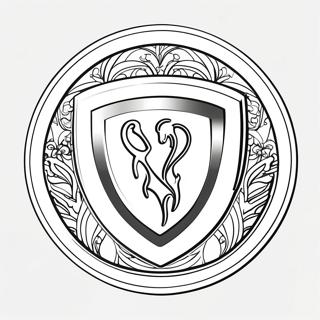 Alfa Romeo Logo Coloring Page | Alfa Romeo 塗色頁