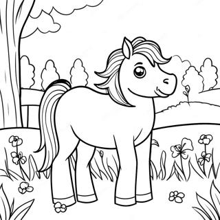 Shetland Pony Coloring Pages