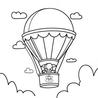 Up Balloon Adventure Coloring Page | Up 塗色頁