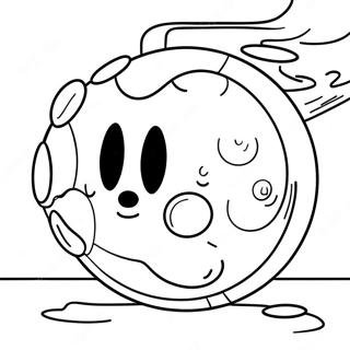 Mario Bomb Coloring Page | Mario Bomb 塗色頁