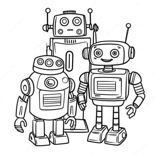 Robots Movie Coloring Page | Robots Movie 塗色頁